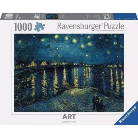 Ravensburger - Puzzle Vincent Van Gogh noapte instelata 1000 piese design nou Ravensburger - 1